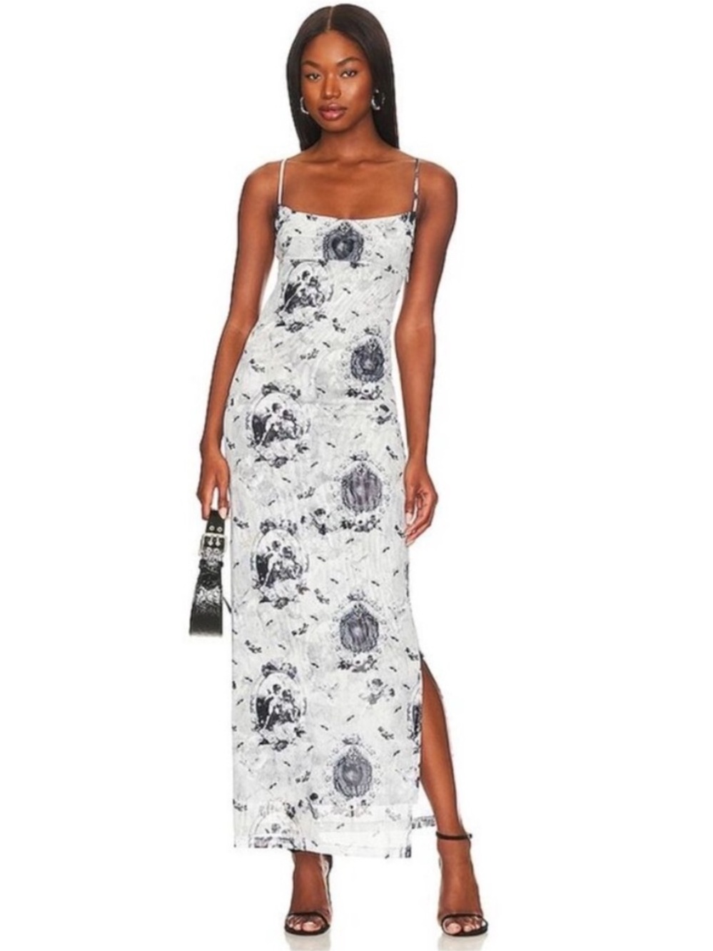 Miaou Thais Maxi Dress in Paradiso Size Small Whimsigoth Dark Romantic